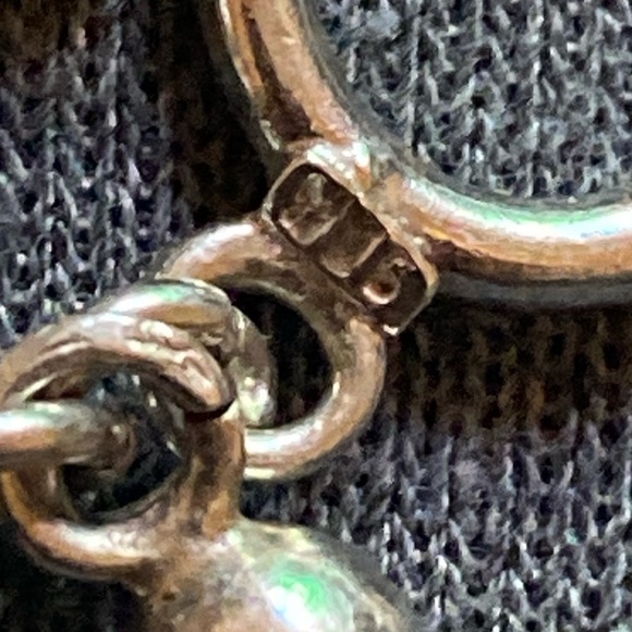 Sterling silver/925 beaded bracelet. - Picture 4 of 4